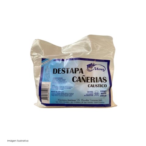 Destapa cañeria solido x400gr