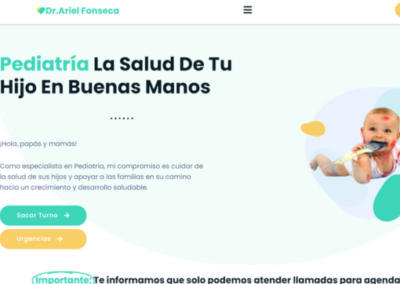 Consultorio médico Pediatría Dr.Ariel Fonseca